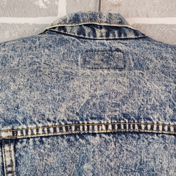 Levi's Type 3 Acid Stone Washed Vintage 90's Denim Jean Jacket Men's Size L - Picture 13 of 15
